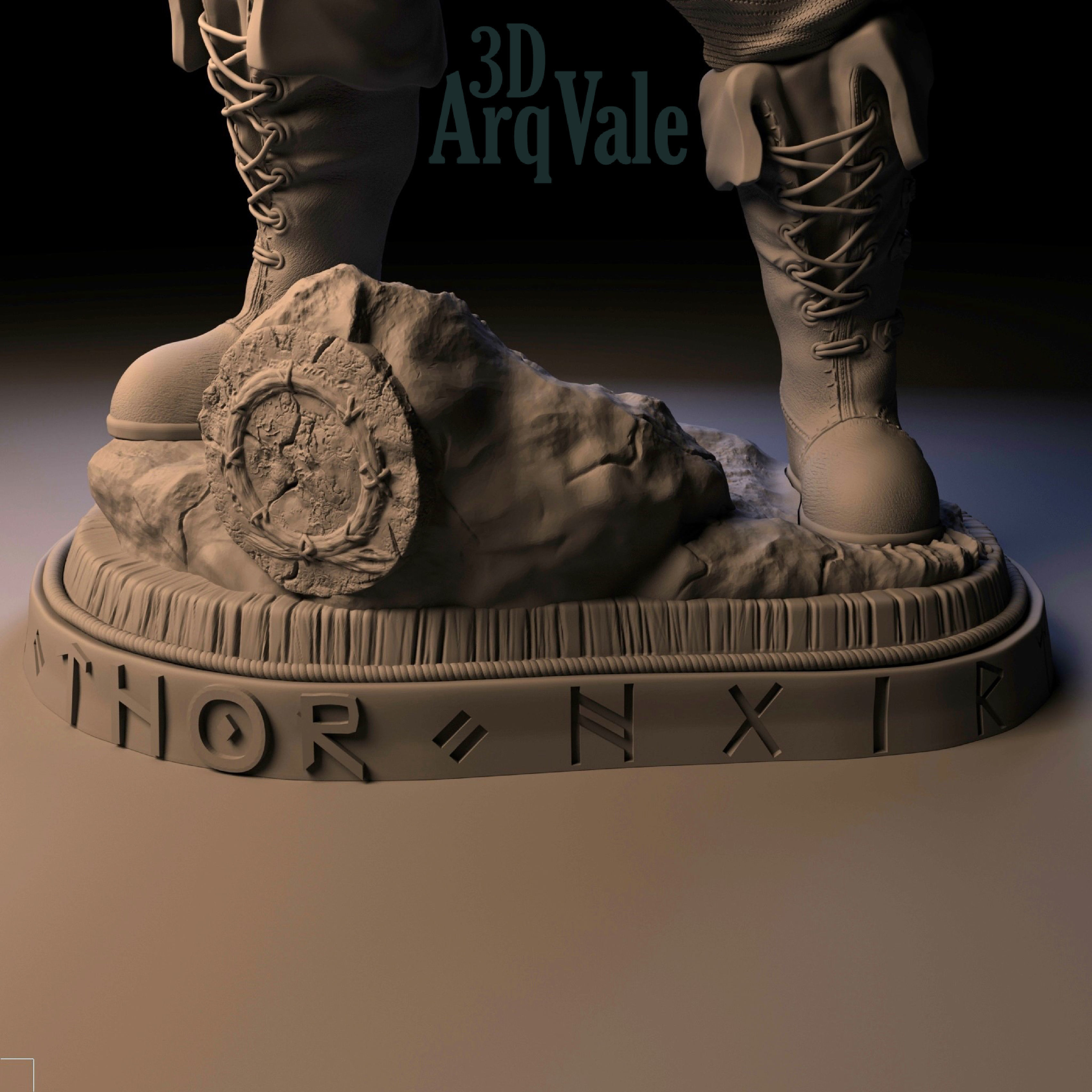 Thor - God of War Ragnarok 3D print model_14