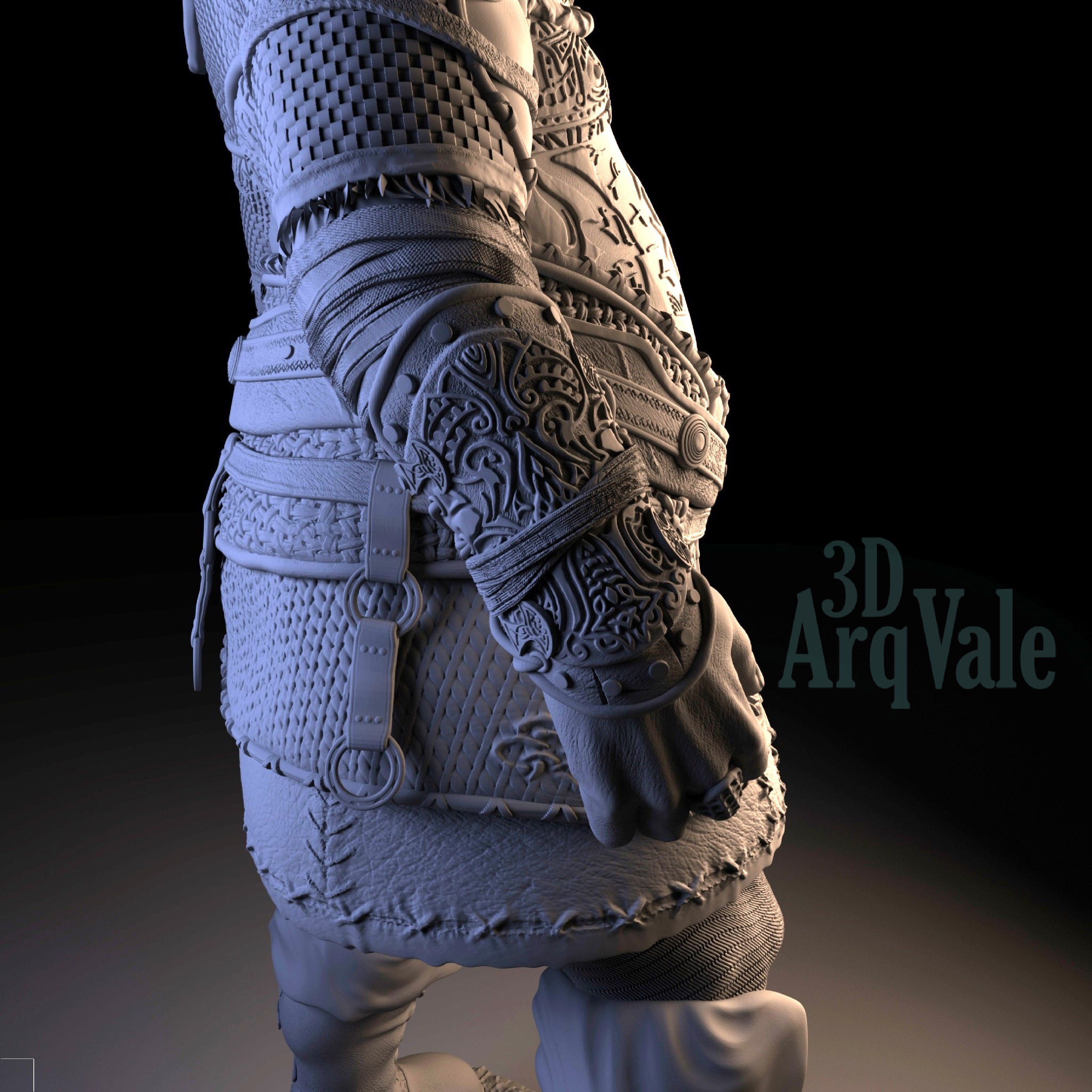 Thor - God of War Ragnarok 3D print model_21