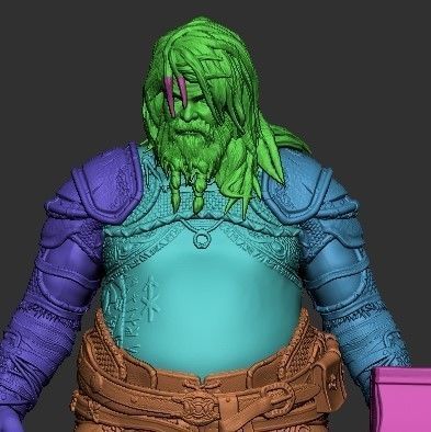 Thor - God of War Ragnarok 3D print model_2