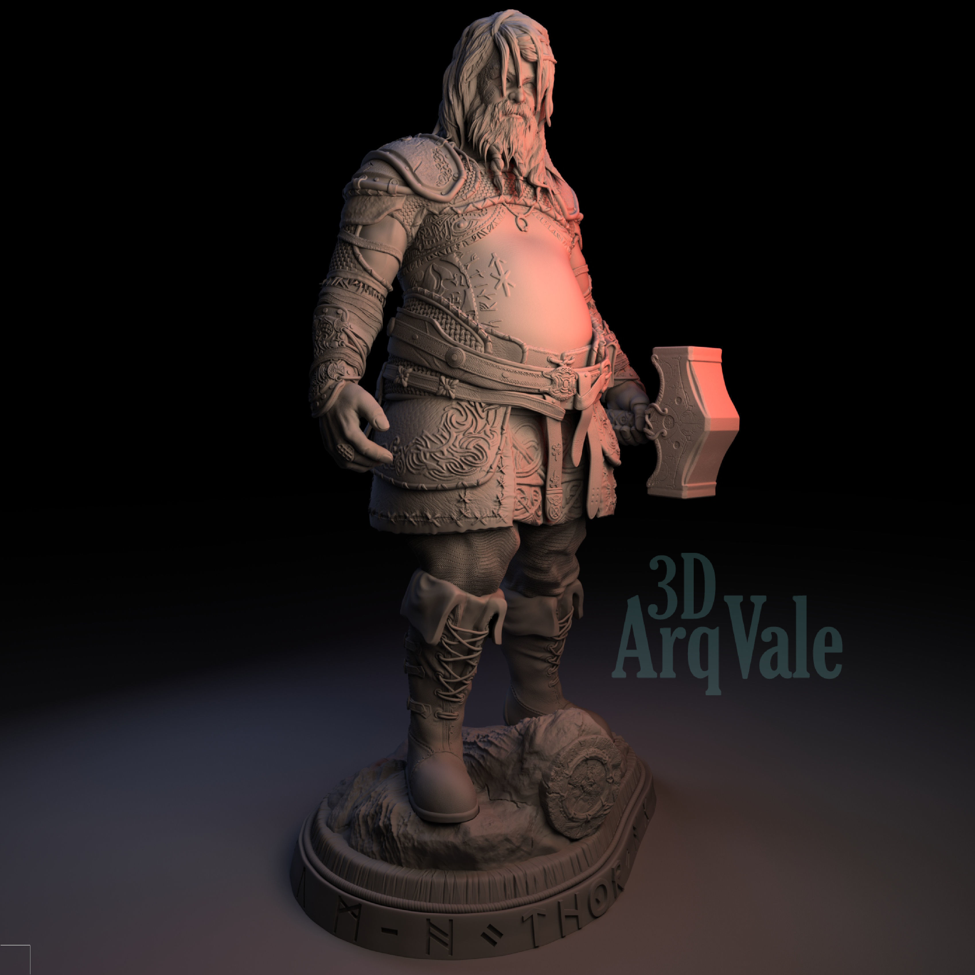 Thor - God of War Ragnarok 3D print model_20