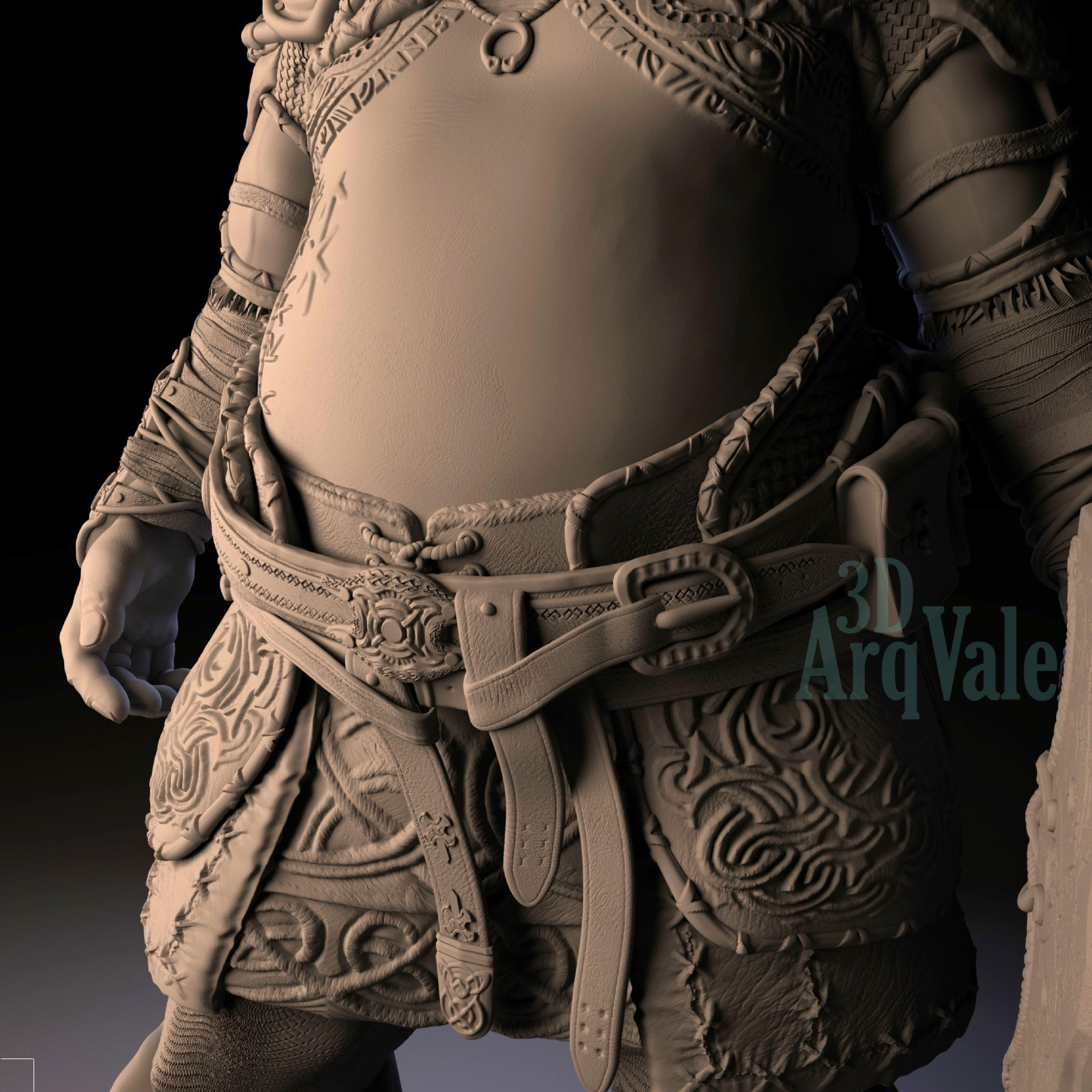 Thor - God of War Ragnarok 3D print model_17