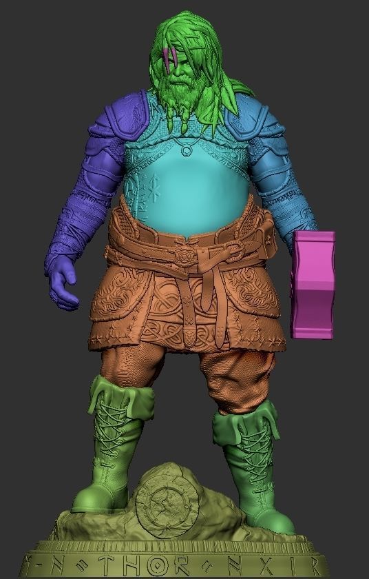 Thor - God of War Ragnarok 3D print model_5