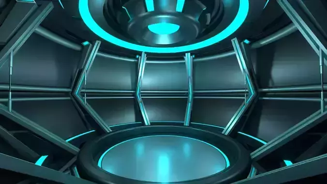 Sci Fi Room 3D model