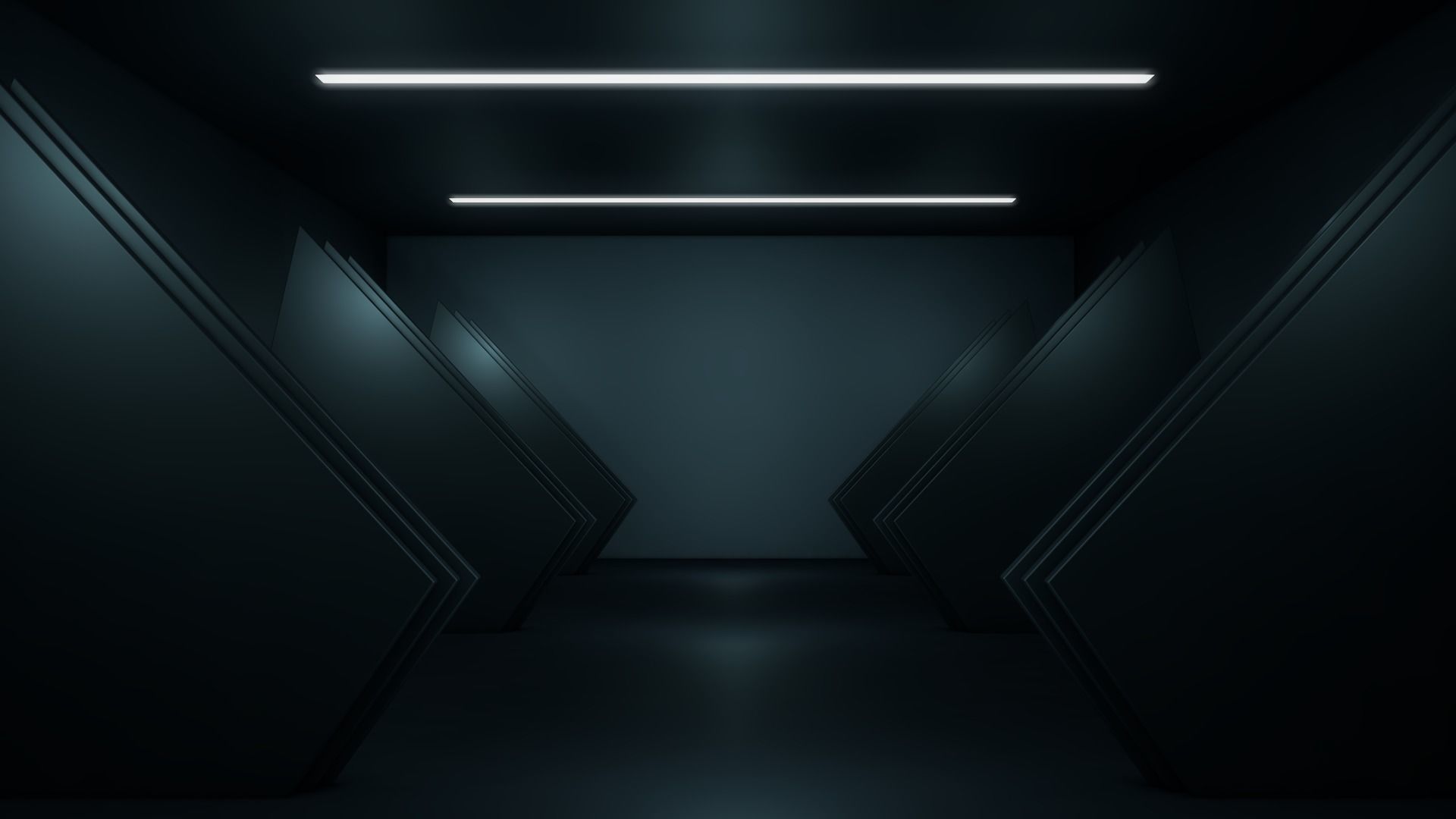 Sci Fi Hallway 3D model_4