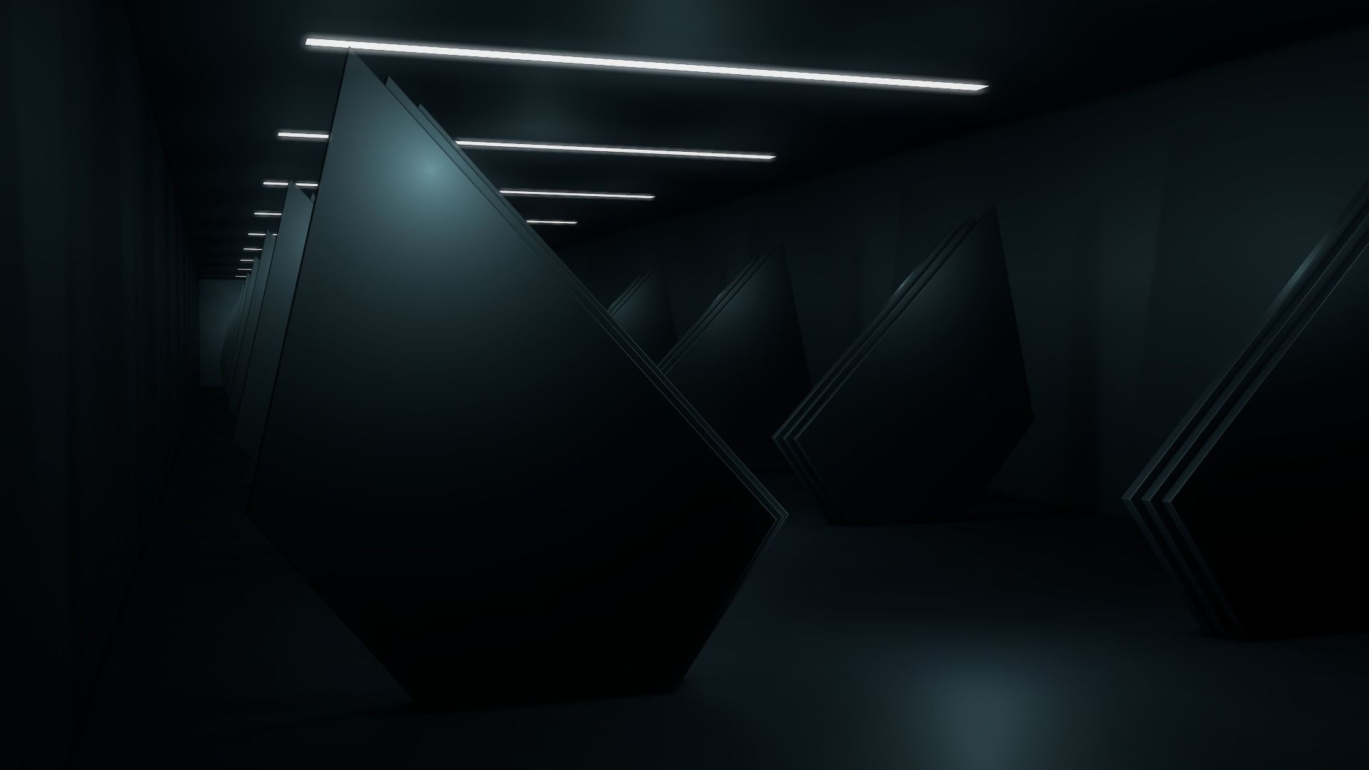 Sci Fi Hallway 3D model_3