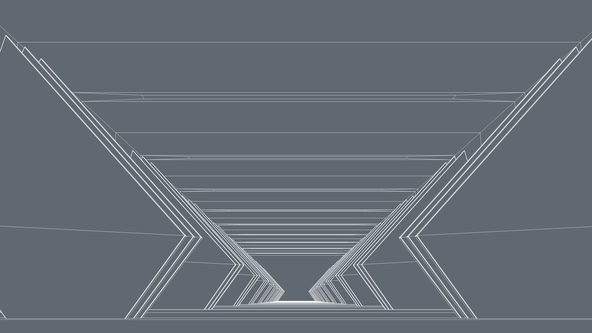 Sci Fi Hallway 3D model_6