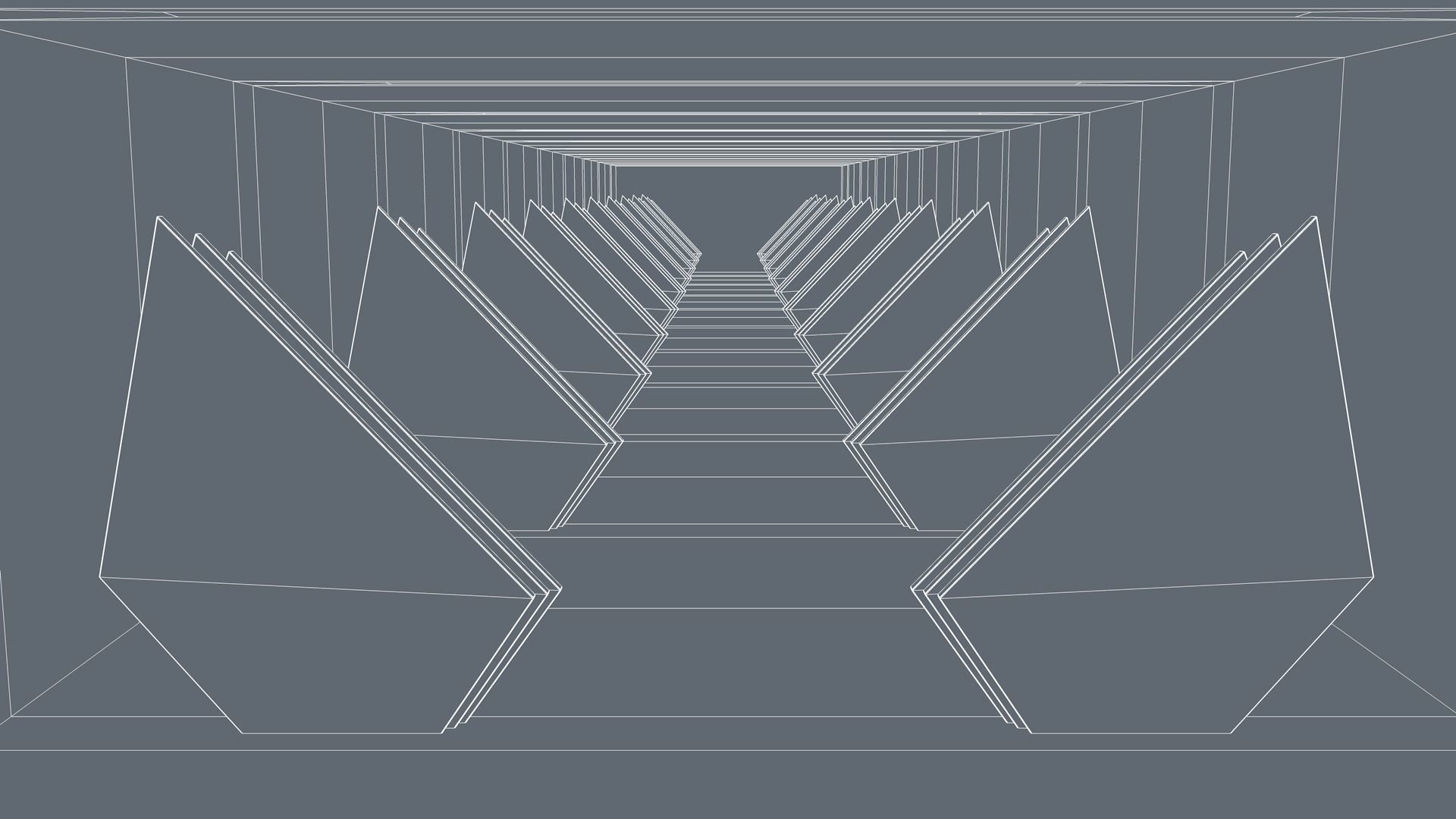 Sci Fi Hallway 3D model_7