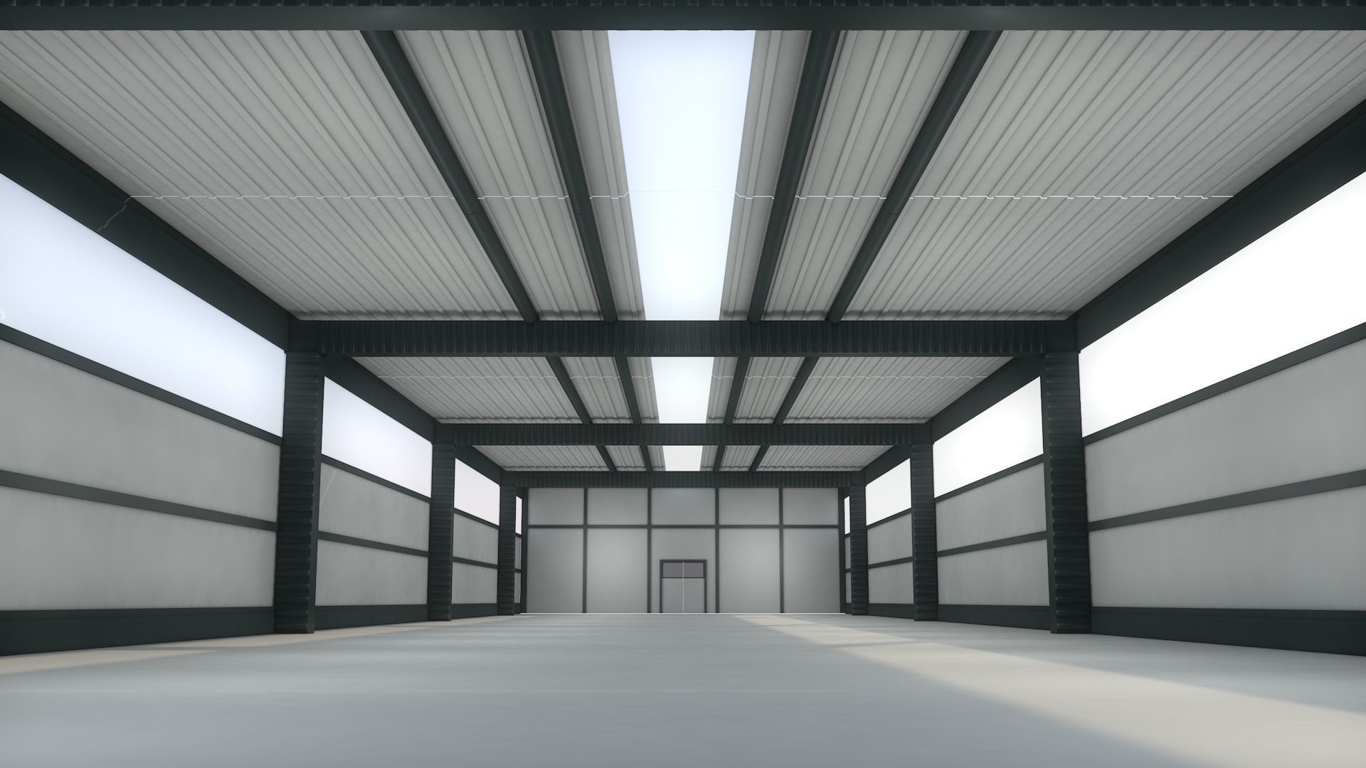 Warehouse Interior 3D model_1
