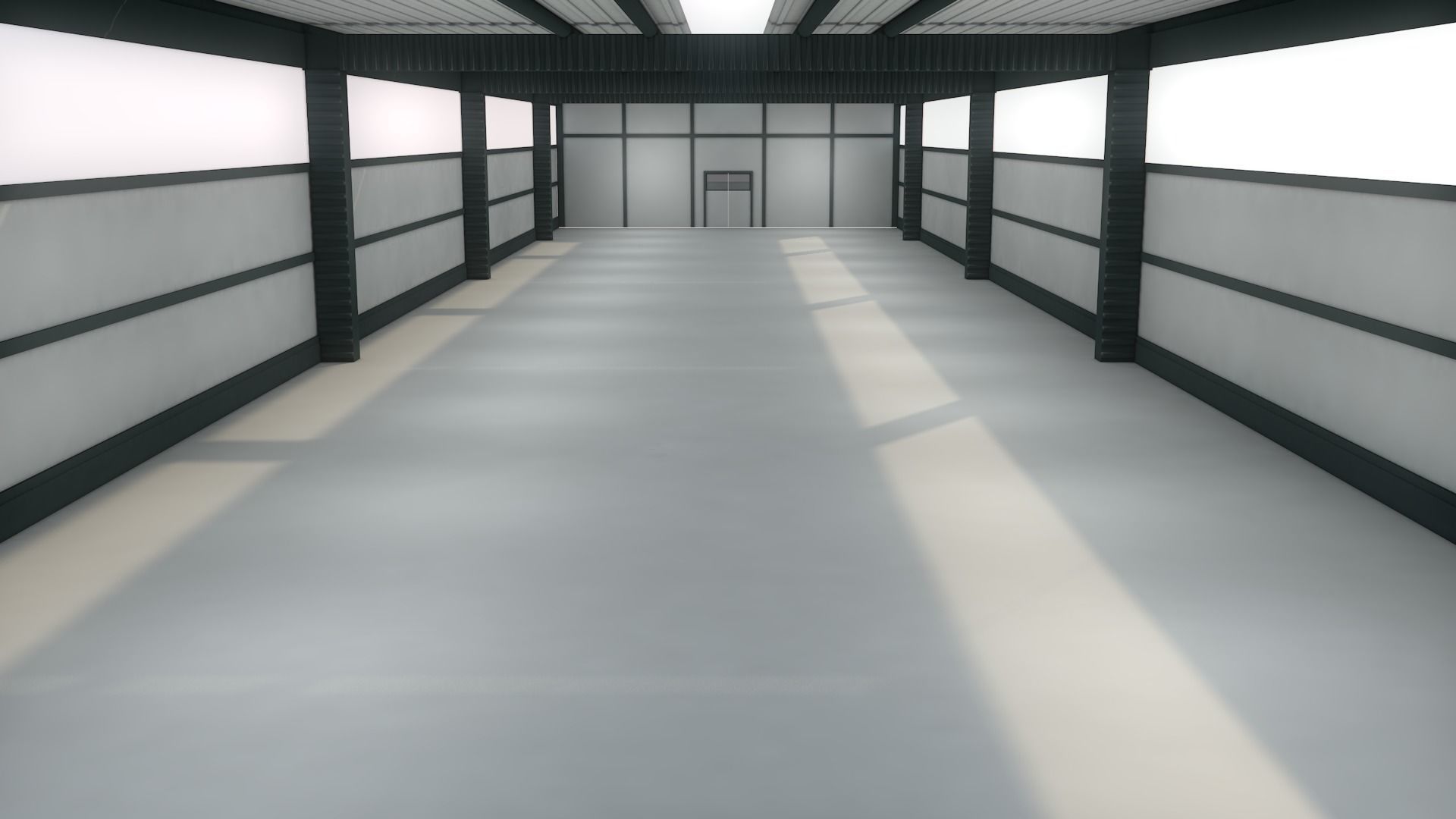 Warehouse Interior 3D model_2