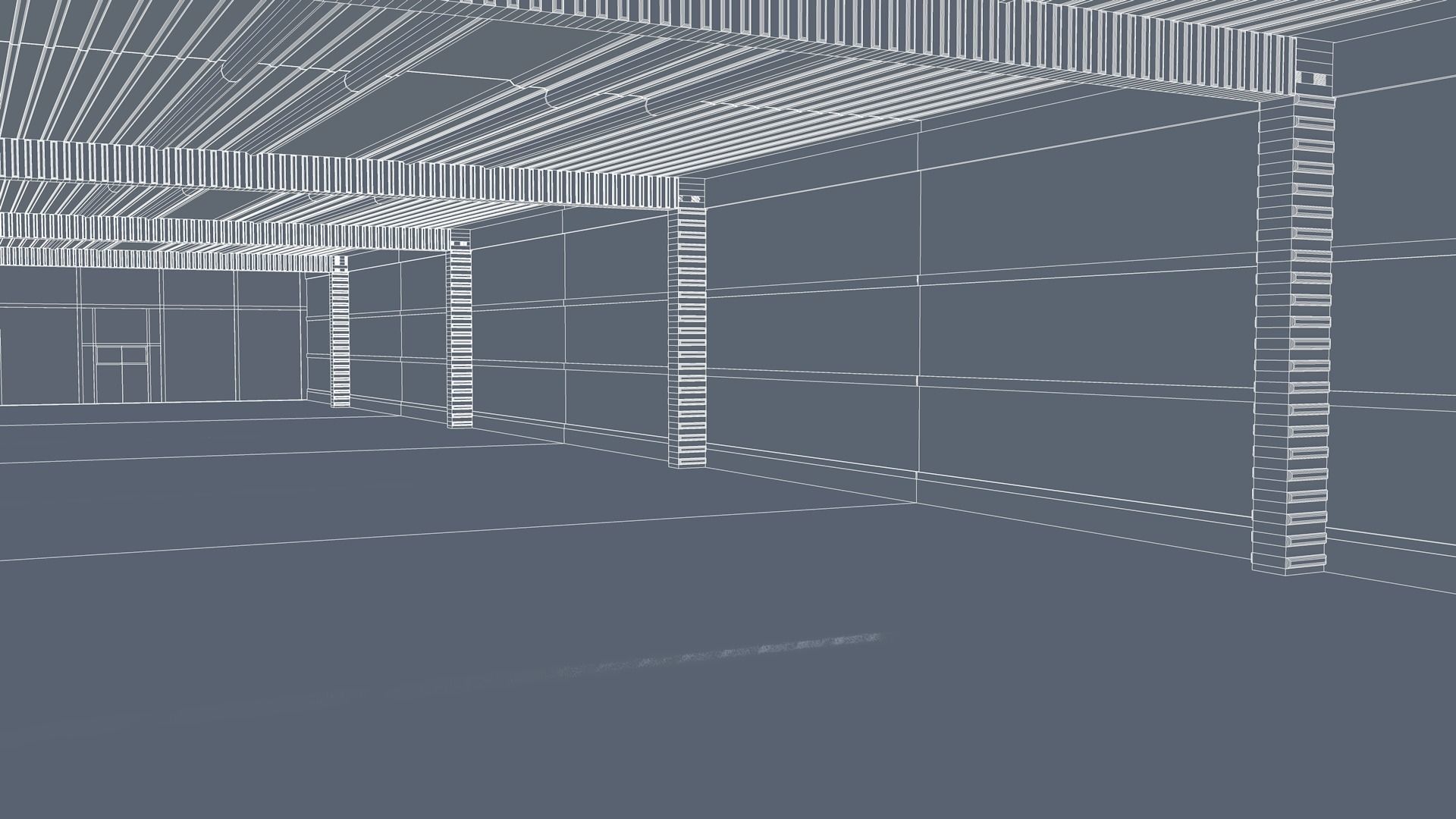 Warehouse Interior 3D model_8
