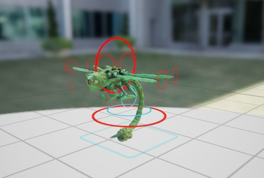 Alien Bug Game Ready UE5 Low-poly 3D model_4