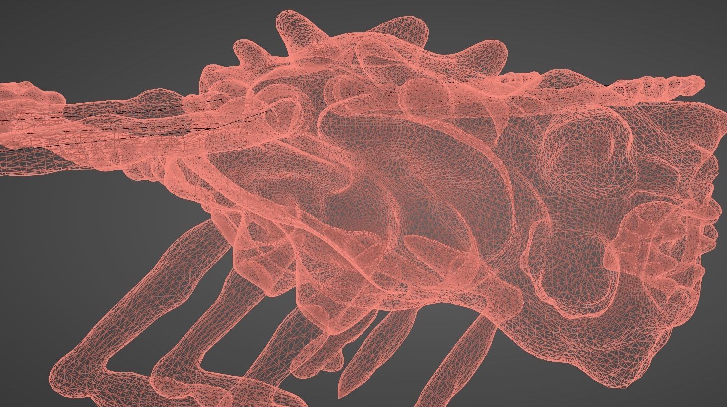 Alien Bug Game Ready UE5 Low-poly 3D model_3