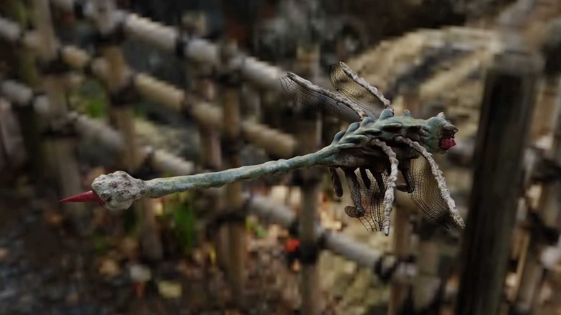 Alien Bug Game Ready UE5 Low-poly 3D model_1