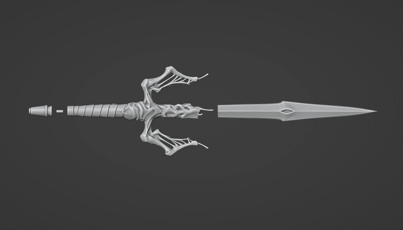 Mileena sai - Cursed Emrevati 3D print model_1