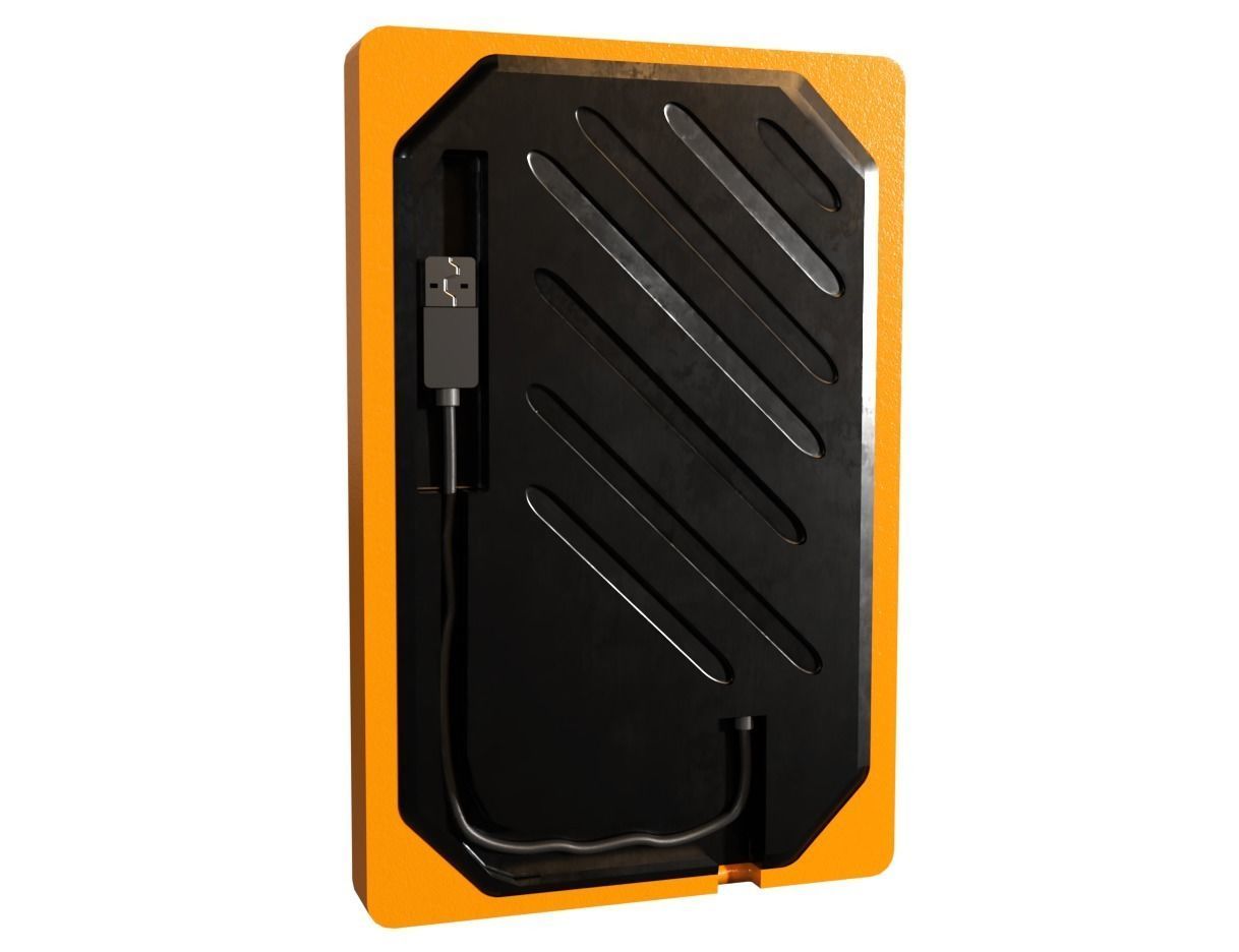 Western Digital WD My Passport Go Ssd 3D model_1