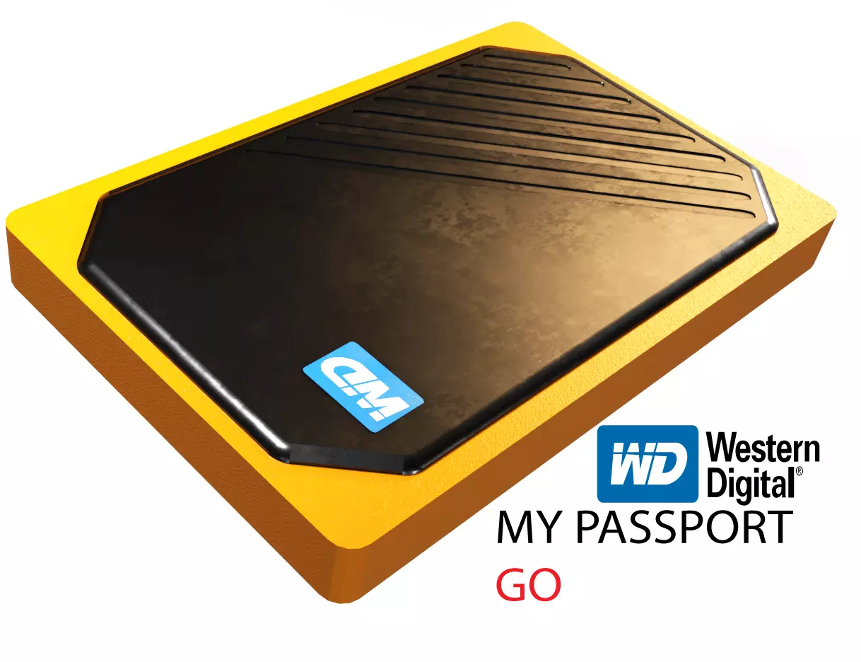 Western Digital WD My Passport Go Ssd 3D model_0