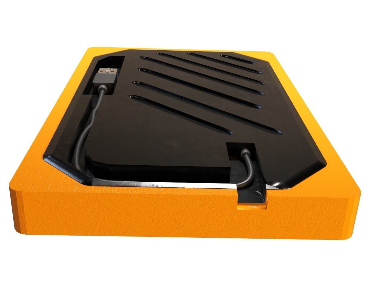 Western Digital WD My Passport Go Ssd 3D model_4