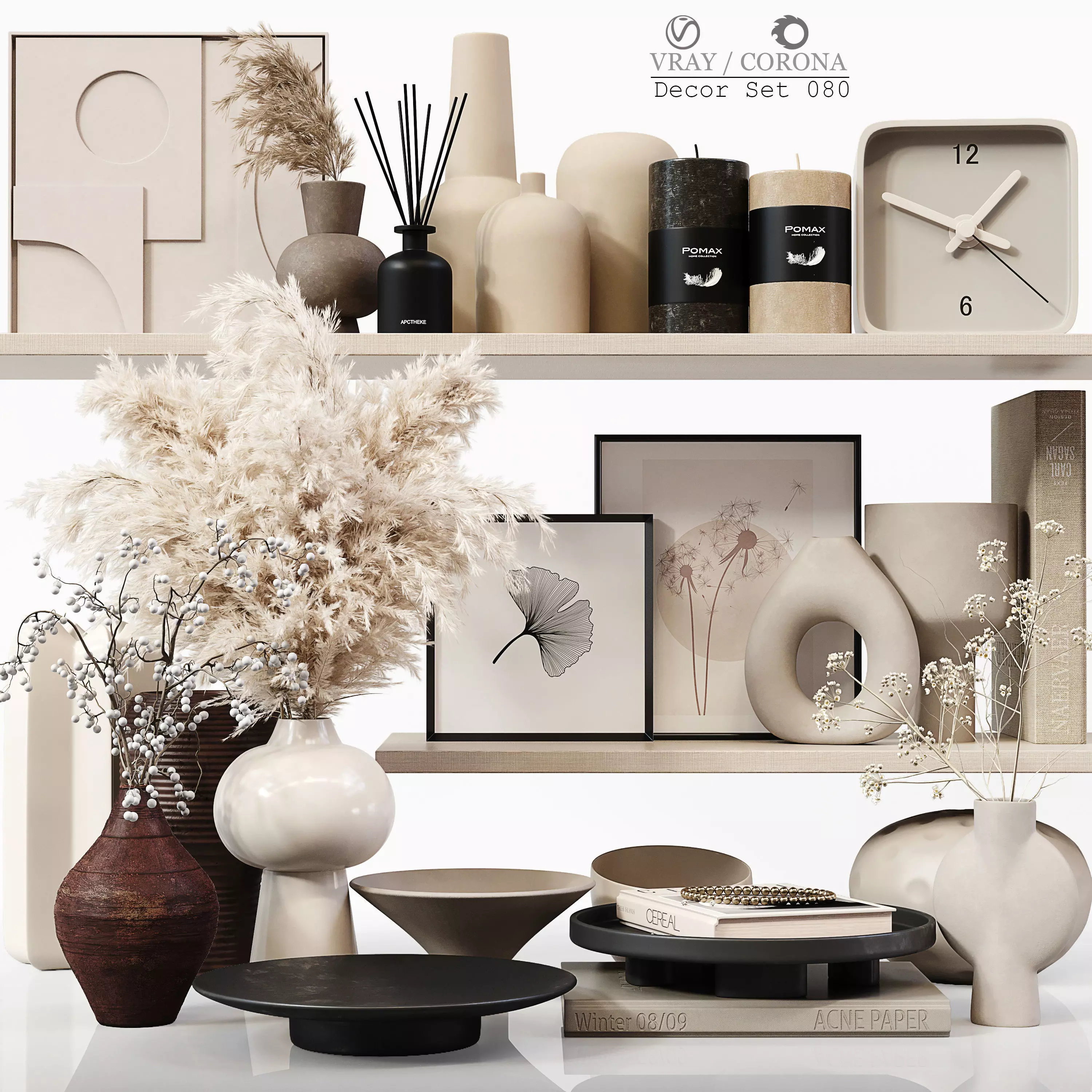 Decor Set 080 3D model