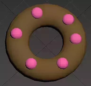 Donut with dots