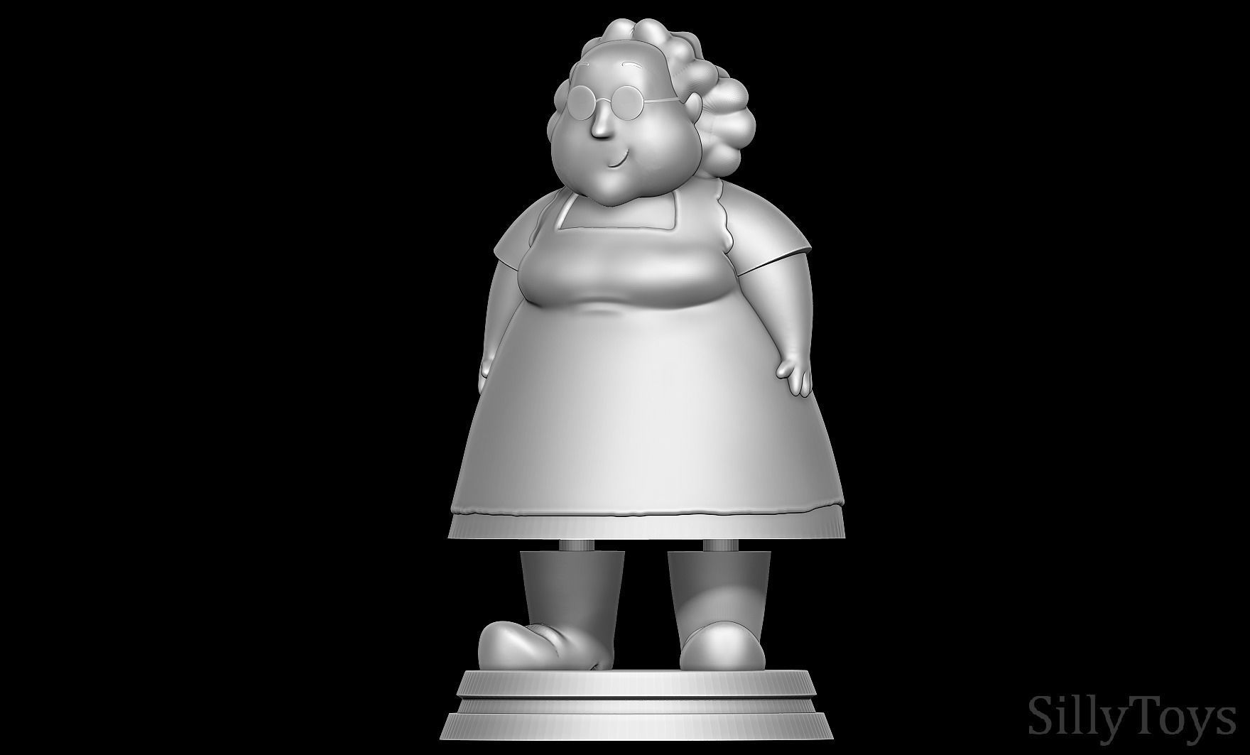 Muriel Bagge - Courage the Cowardly Dog 3D model 3D printable | CGTrader