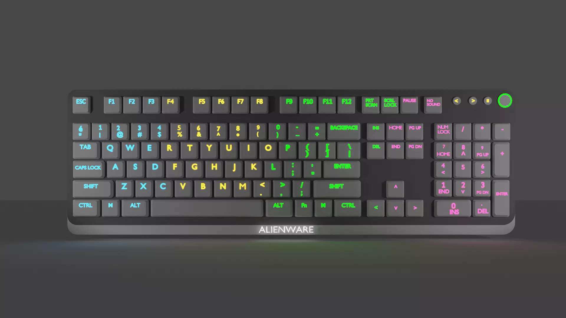 Keyboard computer keys Free 3D model
