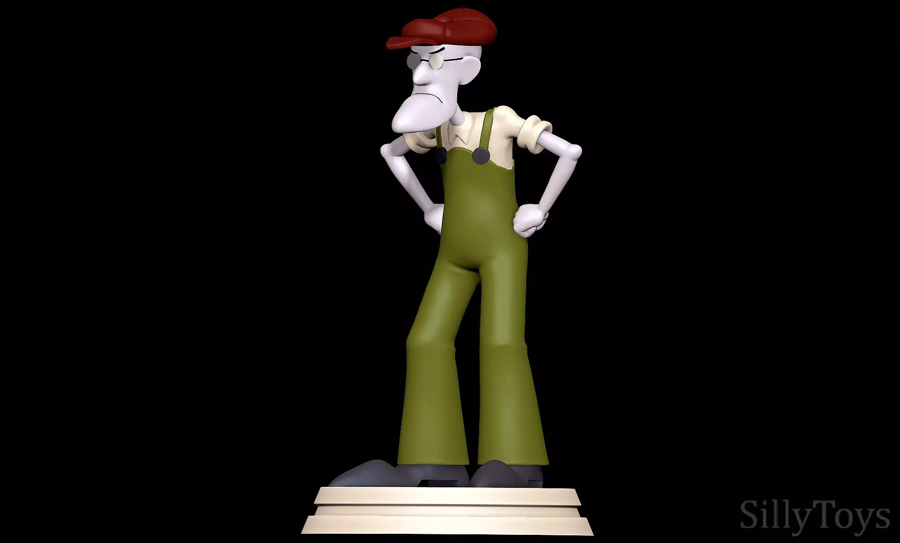 Eustace Bagge - Courage the Cowardly Dog 3D print model_0