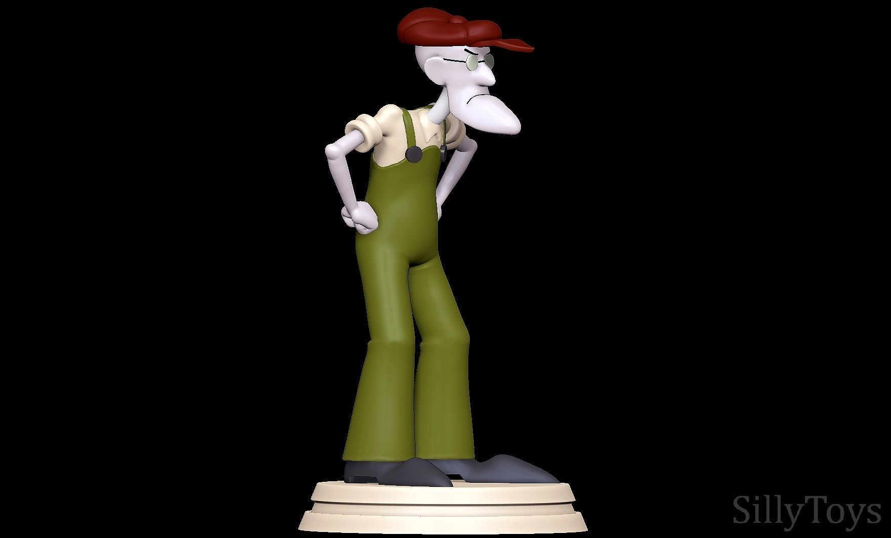 Eustace Bagge - Courage the Cowardly Dog 3D print model_2