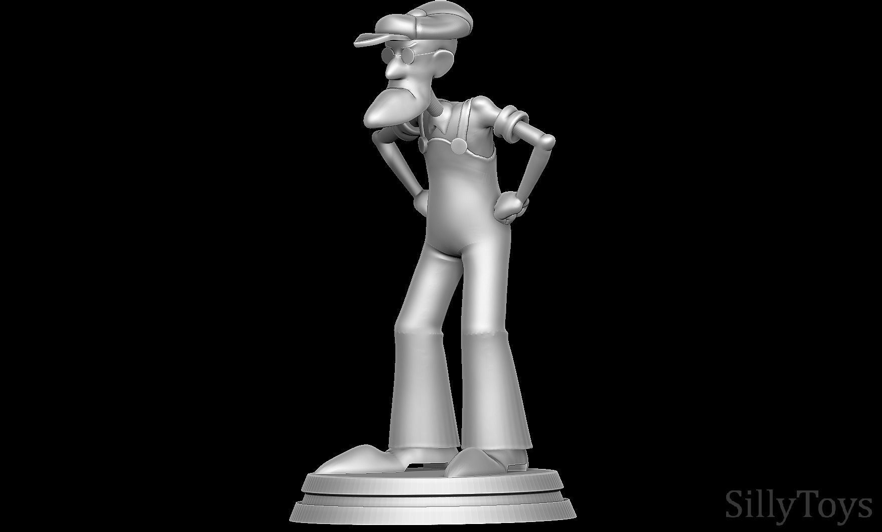 Eustace Bagge - Courage the Cowardly Dog 3D print model_6