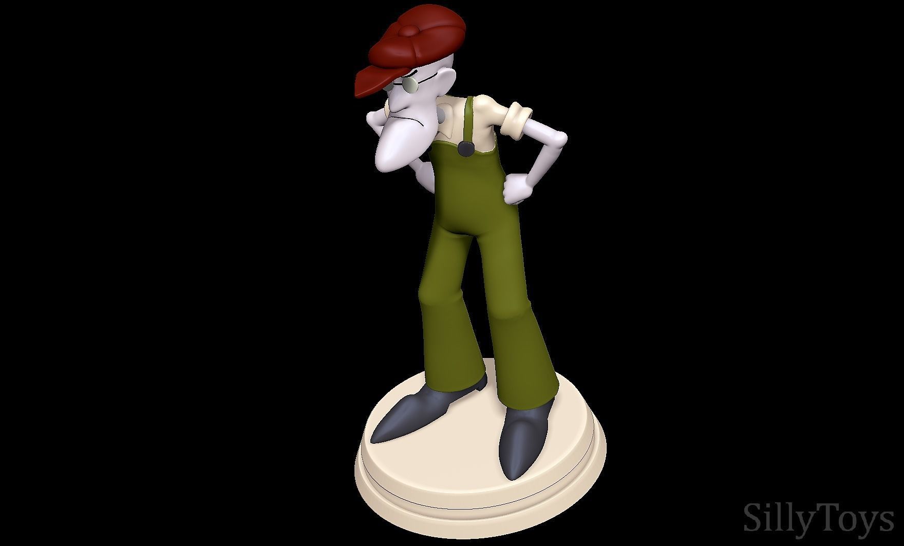 Eustace Bagge - Courage the Cowardly Dog 3D print model_5