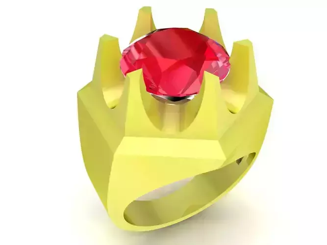 luxury asian diamond men ring 3978