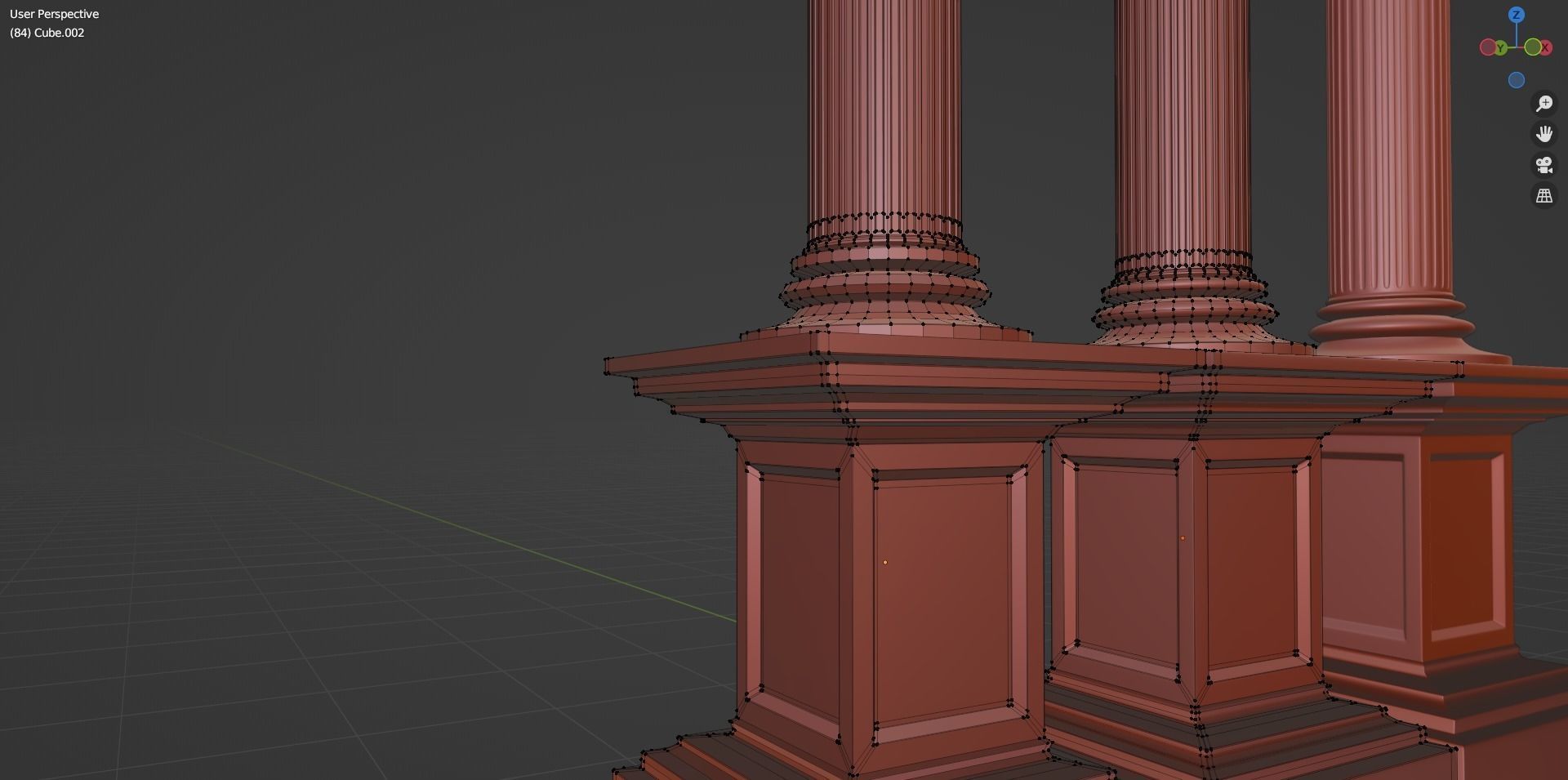 column 3D model greek columns 3D 3D model_3