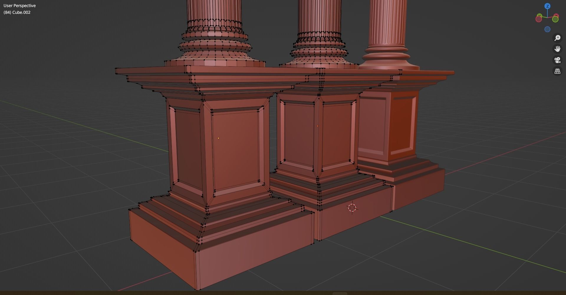  column 3D model greek columns 3D 3D model_6