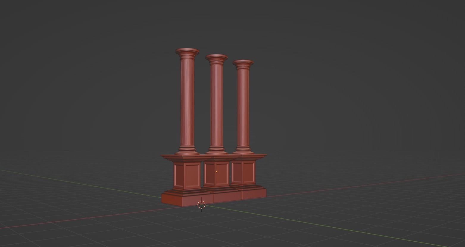  column 3D model greek columns 3D 3D model_7