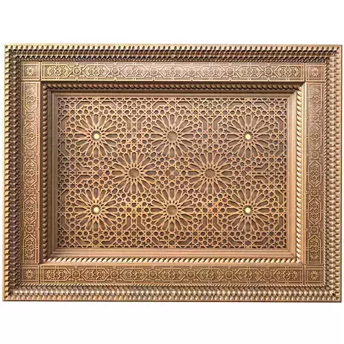 Ceiling in oriental style Arabic decorative ceiling 3D model