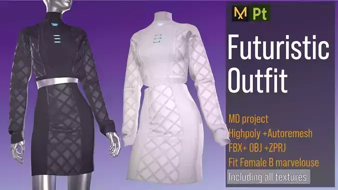 Futuristic clothes Scifi outfit