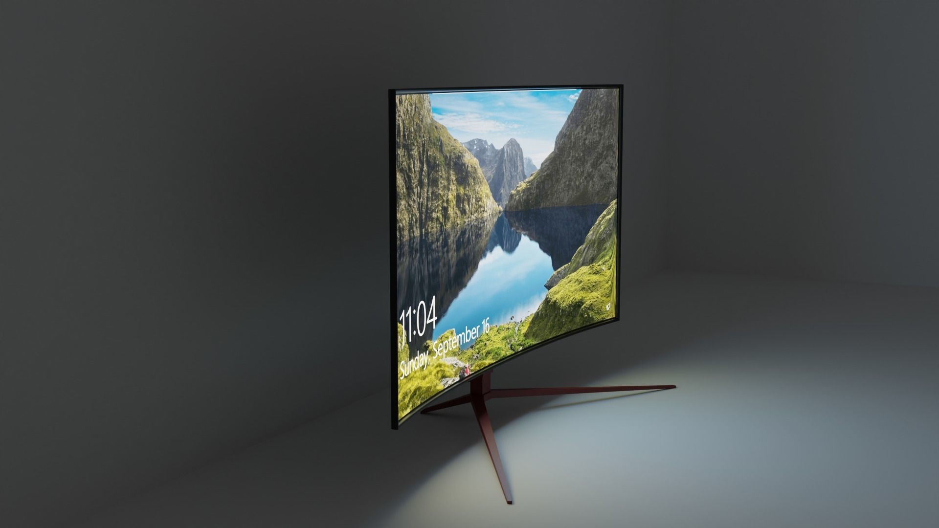 Gaming Monitor Free 3D model_1