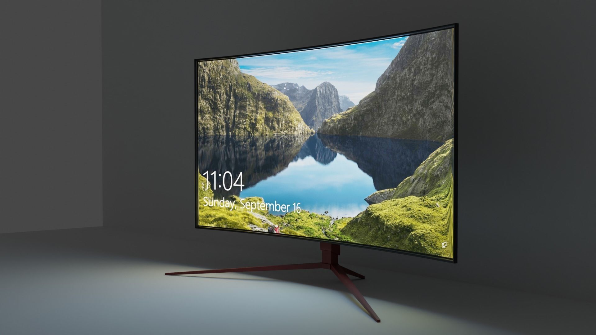 Gaming Monitor Free 3D model_2