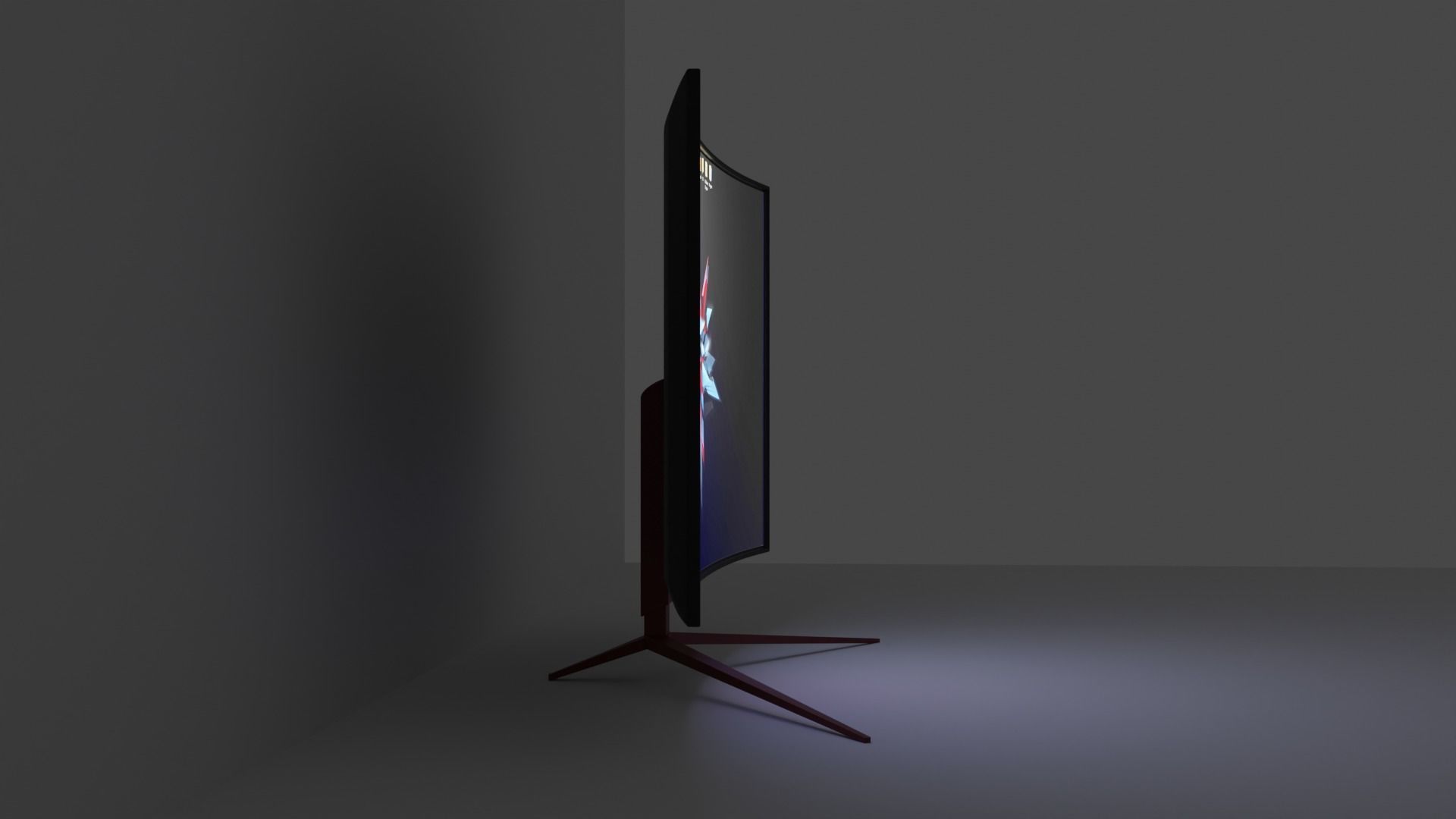 Gaming Monitor Free 3D model_5