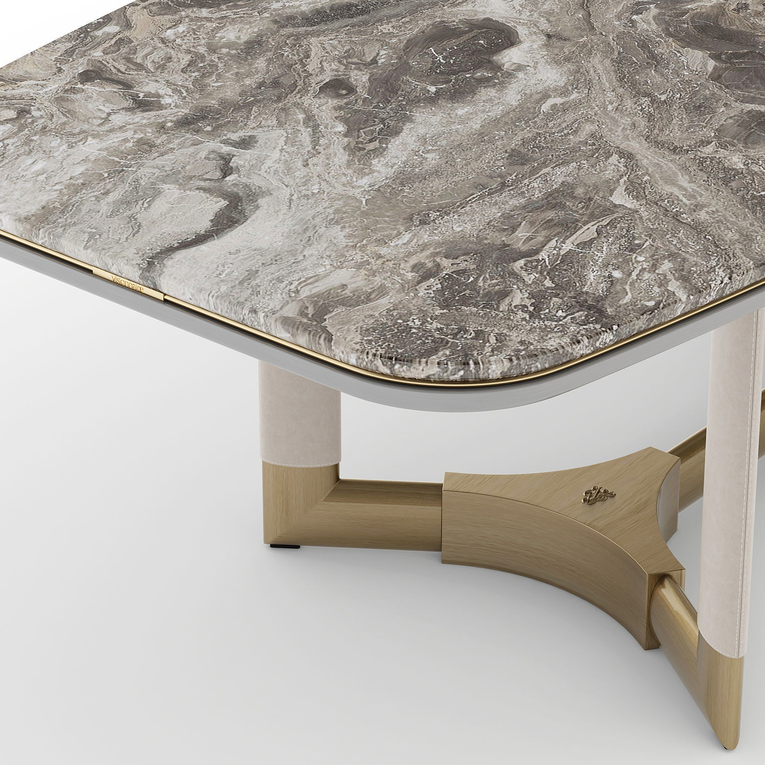 Visionnaire Morgan Mythica Dining Set 3D model_4