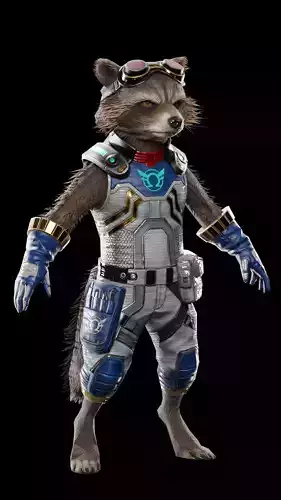 Rocket Racoon 3D model