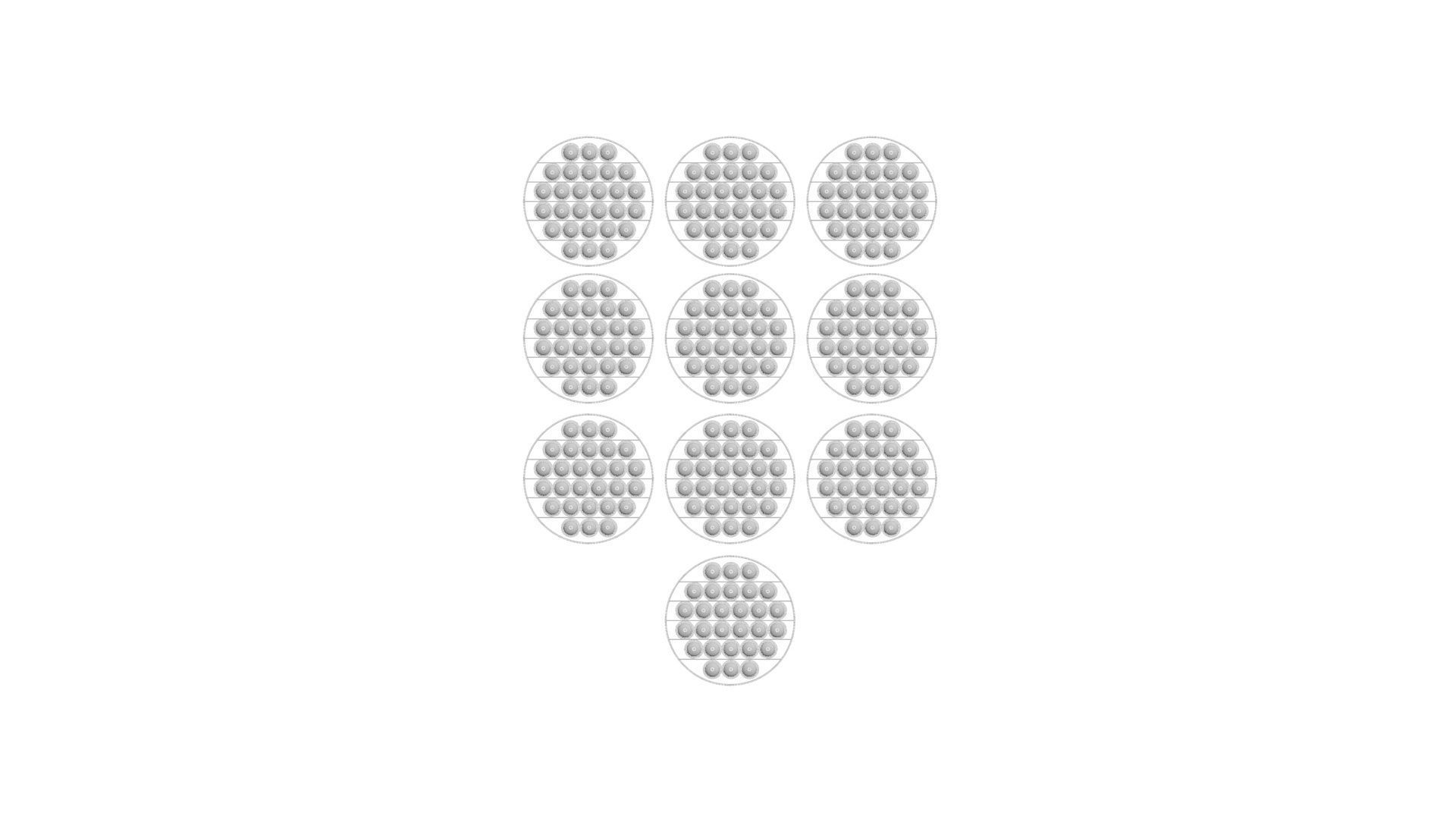 Space Pop It Fidget Toys Set 3D model_23