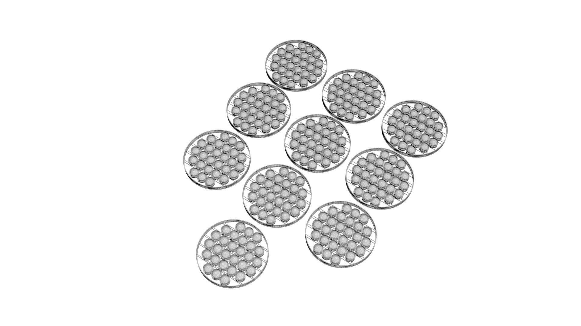 Space Pop It Fidget Toys Set 3D model_15