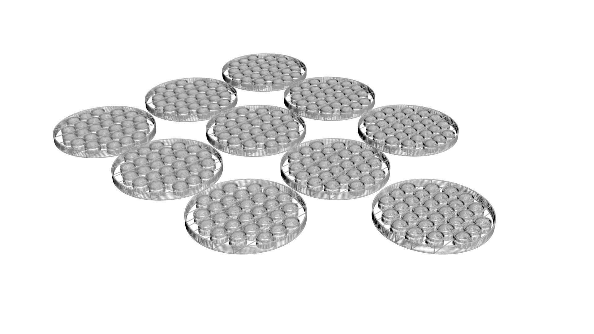 Space Pop It Fidget Toys Set 3D model_14