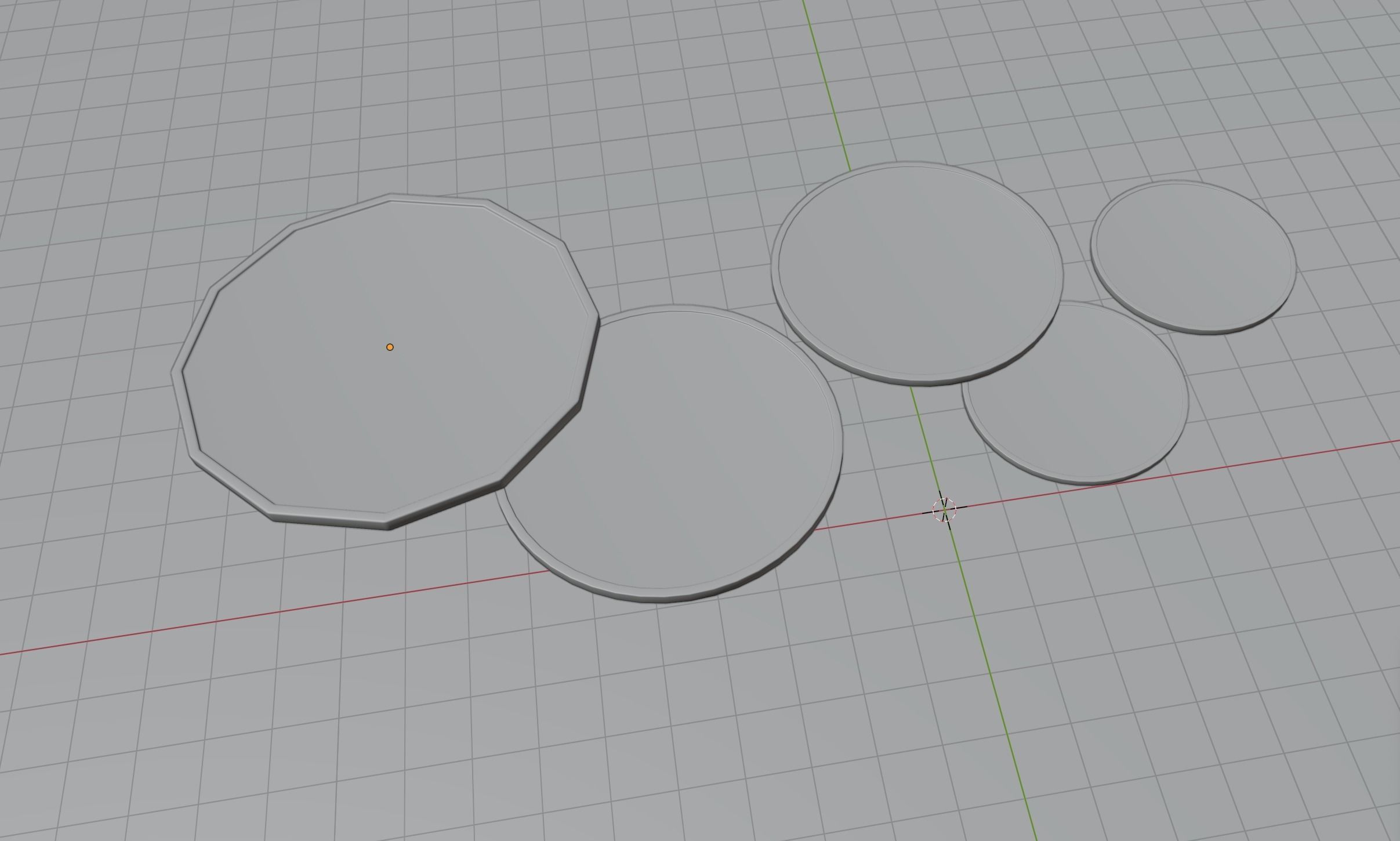 Australian Coin Collection All AUD Coins Low-poly 3D model_1