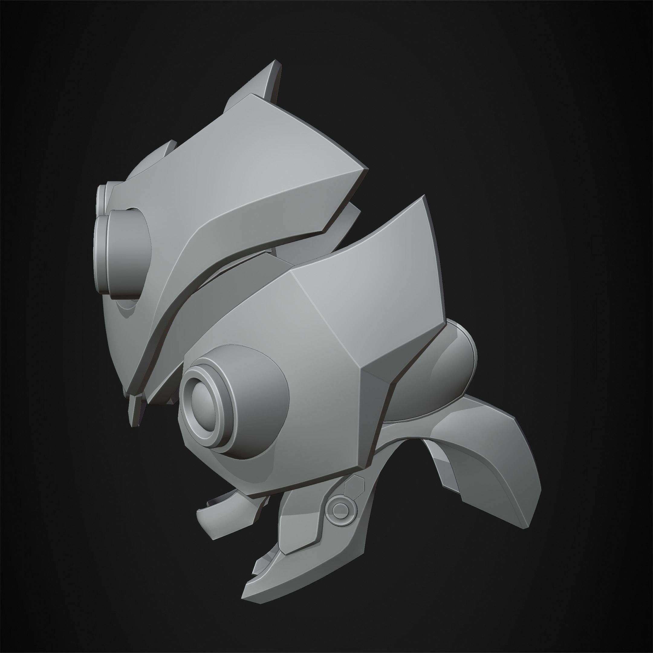 Overwatch 2 Widowmaker Visor Helmet for cosplay 3D print model_18