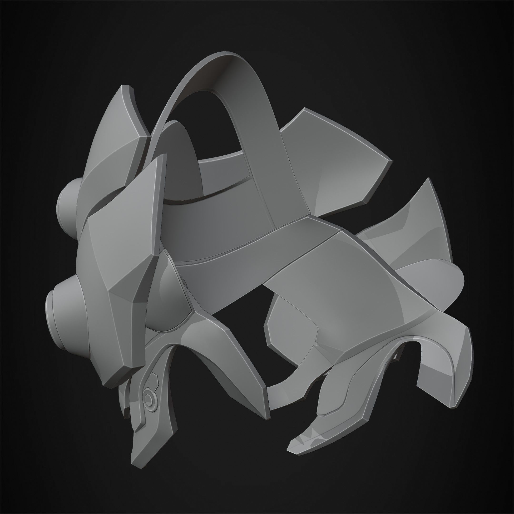 Overwatch 2 Widowmaker Visor Helmet for cosplay 3D print model_20