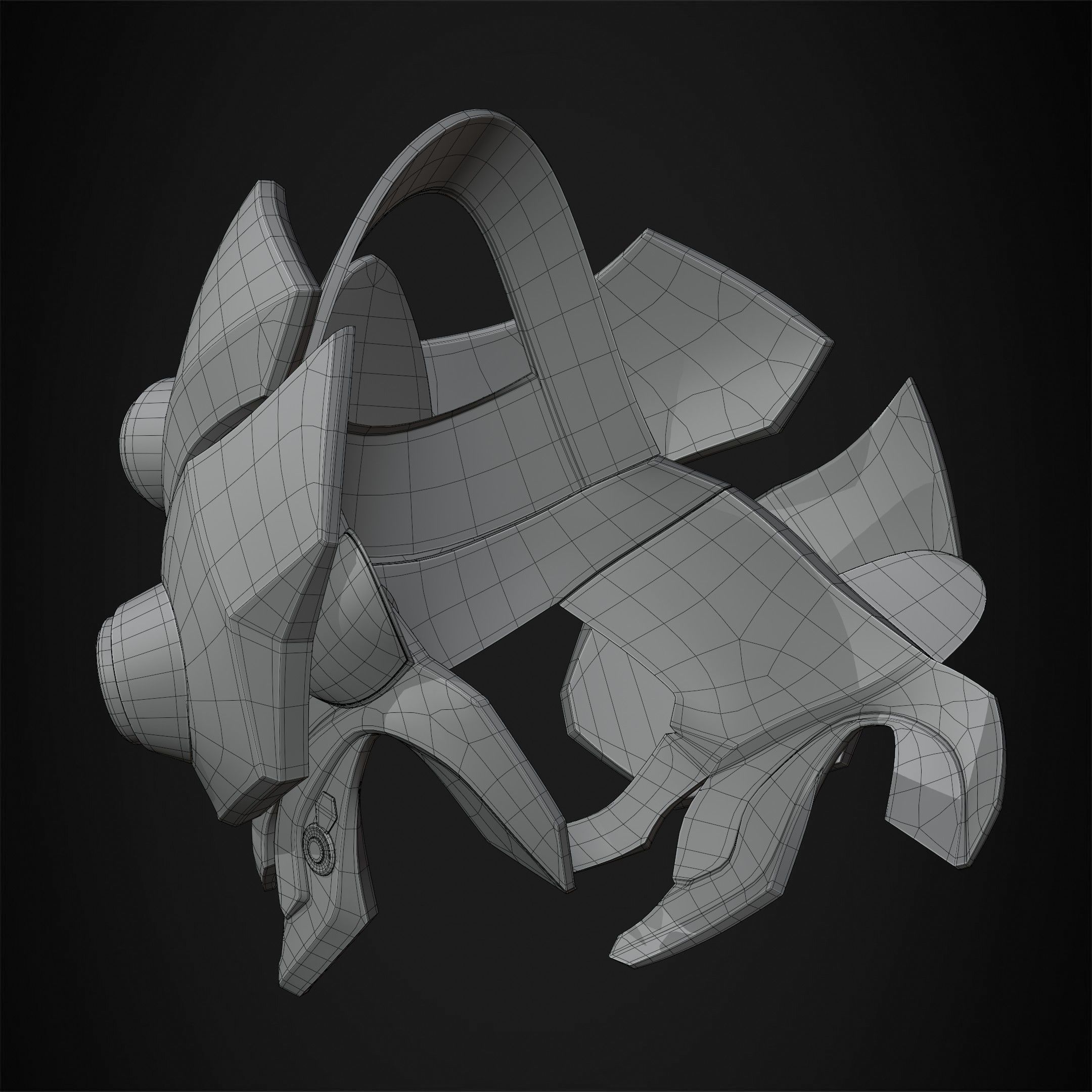 Overwatch 2 Widowmaker Visor Helmet for cosplay 3D print model_21