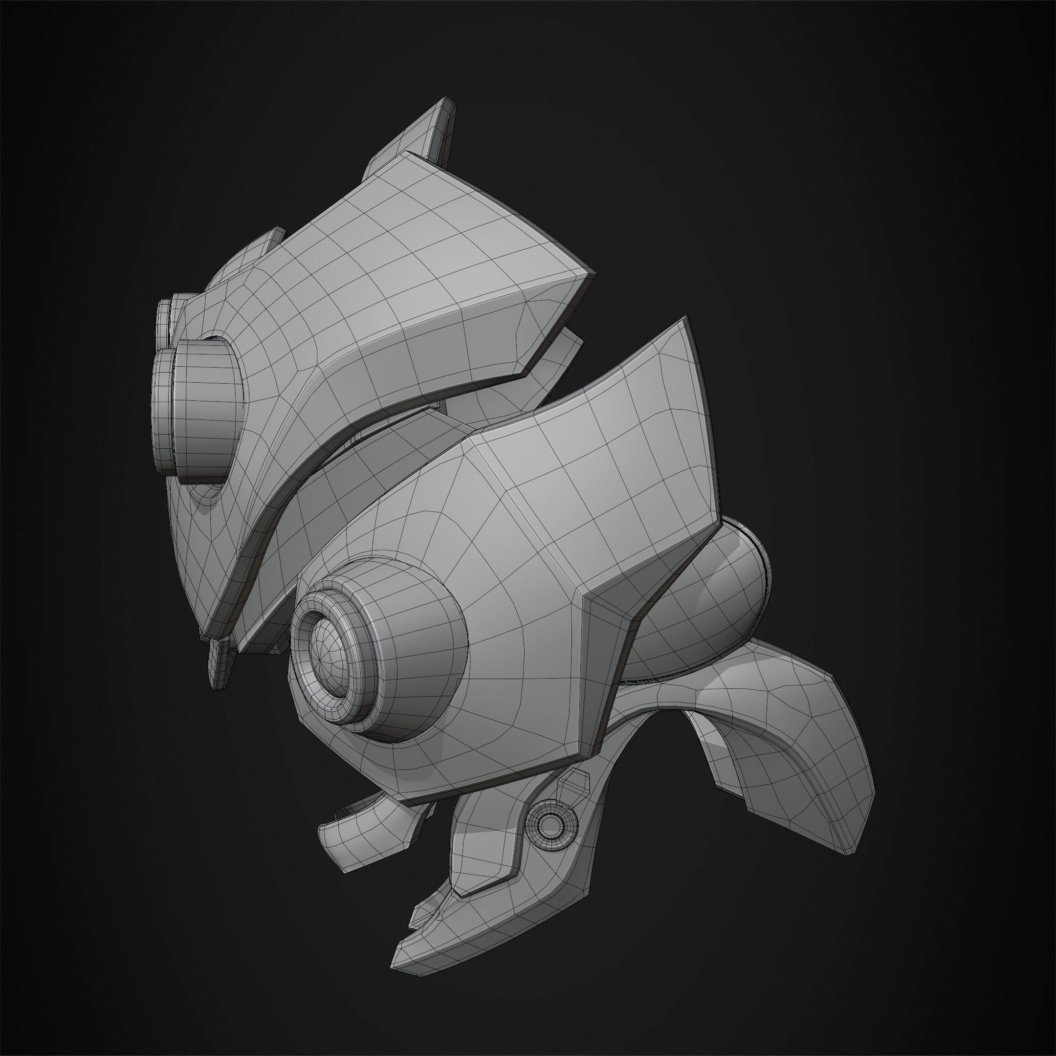 Overwatch 2 Widowmaker Visor Helmet for cosplay 3D print model_19