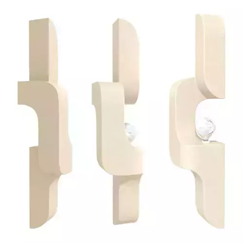 Serpentine Vertical Ceramic Wall Sconce by Farrah Sit