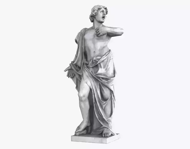 Tenor Antique Statue - Granite